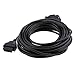 Produktbild perfk OBDII Verlängerungskabel Flachband 16Pin Stecker auf Buchse OBD II Diagnosestecker Fahrzeug Diagnose Extender OBD Kabel Adapter - Schwarz, 10 m 32,8 ft