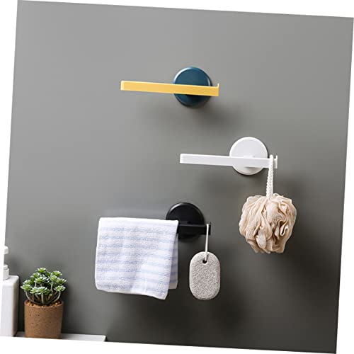 Foytoki 3Pcs Towel Bar Black Stainless Steel Hooks Wall Mount Clothing Rack Hand Towel Holder Towel Ring Rack Wall Mount Towel Bar Storage Hanger Bathroom Shelf Wall Mounted Towel Holder #TOP3