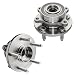 Detroit Axle New Rear Wheel Hub and Bearing Assembly 2009 2010 2011 2012 2013 2014 2015 2016 for Ford Edge Flex Taurus Lincoln MKS MKT MKX