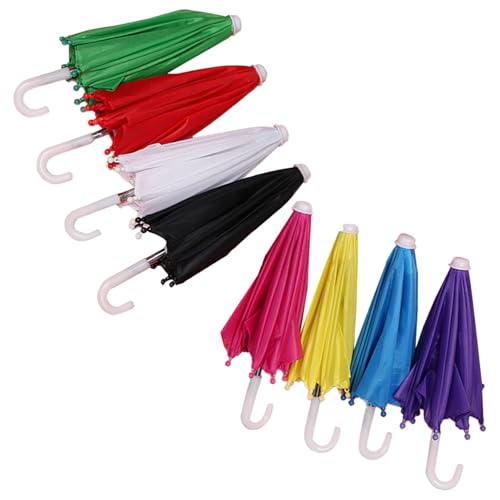 Parapluies en tissu pour poupée, mini parapluie multicolore et accessoire de costume pour DIY