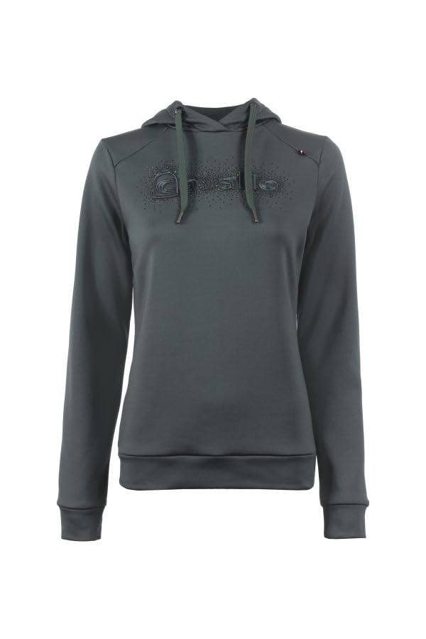 Sweat à capuche Cavallo Melba HW 2024 en matériau fonctionnel coloris Silver Pine