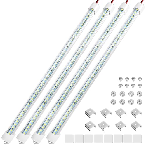 Linkstyle - Tira de Luces LED de 12 V con Interruptor (700 Lm/6500 K, para Coche, Autocaravana, camión, Caravana, Barco, Armario