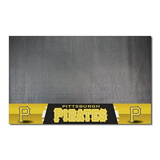 Fanmats 12165 MLB Pittsburgh Pirates Vinyl Grill Mat