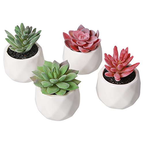 AmyHomie 15 Bundles Artificial Flowers Outdoor UV Resistant Faux Flowers No Fade Fake Plastic Plants Garden Porch Window Box Decorating ( Yellow ), 15pcs (8541836554)