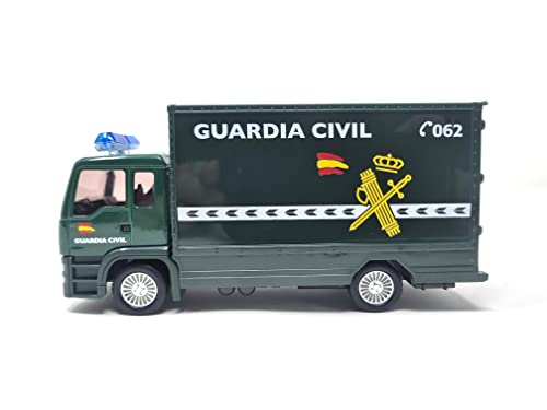 PLAYJOCS GT-8093 CAMIÓN Guardia Civil Coche metálico Juguete para niños y coleccionistas.