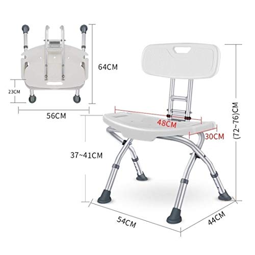 Petite chaise de douche compacte pour sécuriser la baignoire