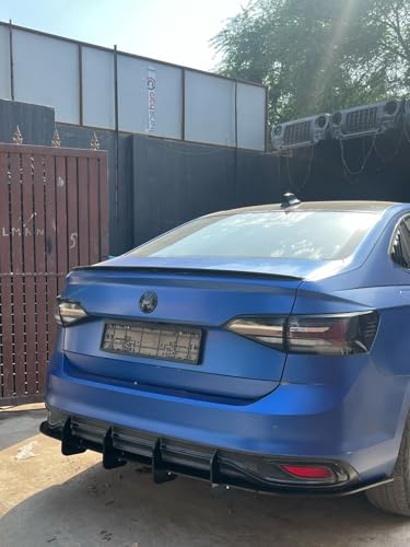 Image of Body Styling-Body Kit Rear /Front 3PC 4PC Splitters & Spoilers Various Type of Fin Diffusers and 2PC Big Small Sides ABS Mirror Covers & Wheel Arches Car Accessories (4 FIN Virtus Diffuser)