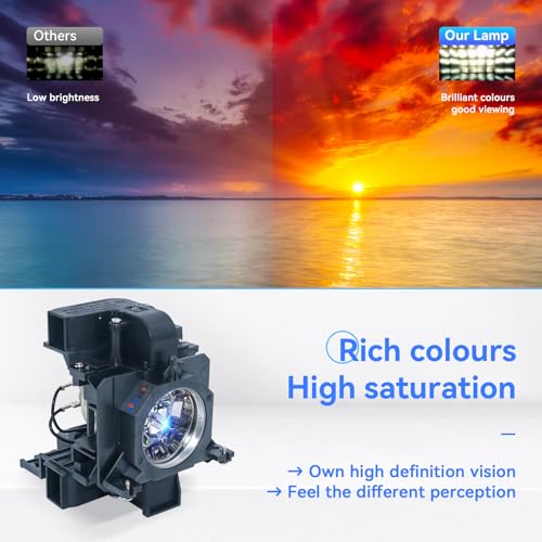 Lámpara de proyector para Panasonic PT-EX500E PT-EX600E miniatura 3