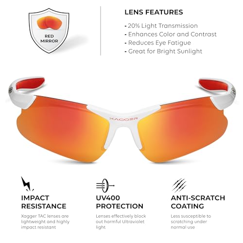 Image of Kids Youth Polarized Sports Sunglasses for Boys Girls Baseball Softball Glasses TR90 Frame
