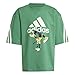 Adidas Unisex-Kid's Disney Mickey Mouse T-Shirt, Preloved Green/Off White, X-Small