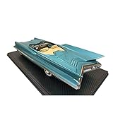 HAYCHE Alloy Resin Car Vehicle Model Fit for Lincoln Futura Concept 1955 1 18 Alloy Bat Convertible Model Collection Ornaments Handicrafts Festive Deluxe Gift