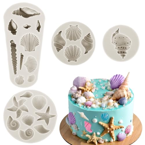 3er Set Delfin Silikonformen - Für Fondant, Schokolade, Harz & Mehr