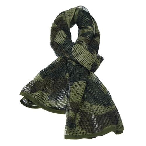 LOOGU Desert Netting écharpe tactique Miliary Camo foulards en maille pour hommes et femmes Wraps