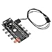 Produktbild ILS - Controller 12V 10 Way 4pin Fan Hub Speed Regler für Computer Gehäuse mit PWM Anschlusskabel CPU Lüfter Dedizierte Schnittstelle PWM Wire Interface IDE Netzteil Socket Fixed Screw Hole