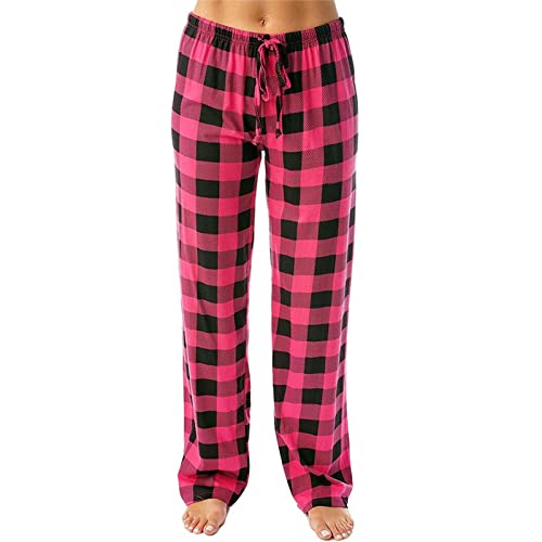Pantalon d'été à carreaux femme ample et léger pour en finir avec les vêtements serrés