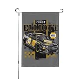Chase Elliott 9 Garden Flag Double-Sided Printing Decorative Yard Banner Holiday Party Outdoor Decoration Home Decor Sign Farmhouse 12.5'x18'