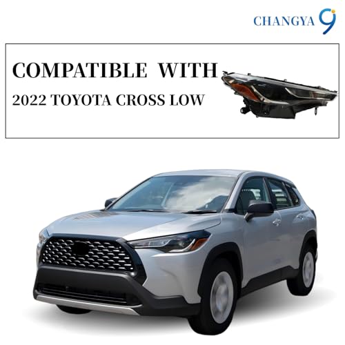 CHANGYA9 Headlight Fit For 2022 2023 Base Trim Toyota Corolla Cross L/LE Headlight Headlamp （Right Passenger） RH SIDE CY-COS22A04R LOW by CHANGYA9 - Used condition - Image 2