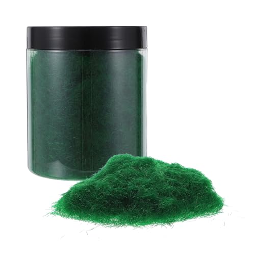 jojofuny Musgo Artificial Fluorescente para Manualidades 125 G, Césped Estático Realista de Nylon para Jardín y Terrarios, Decoración de Exteriores y Centros de Mesa Creativos