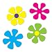 Retro Flower Cutouts (4/Pkg)