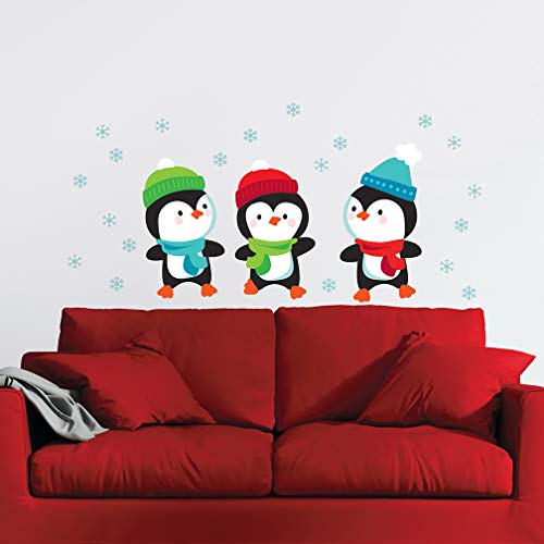 Vinilos Decorativos de Navidad Penguin Stack 65 Unidades miniatura 2