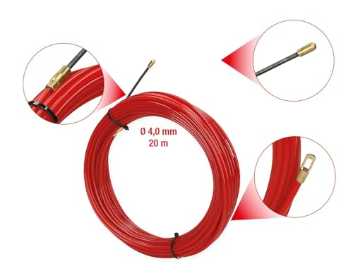 Fil de tirage de câble pour débloquer le passage des fils électriques - 3