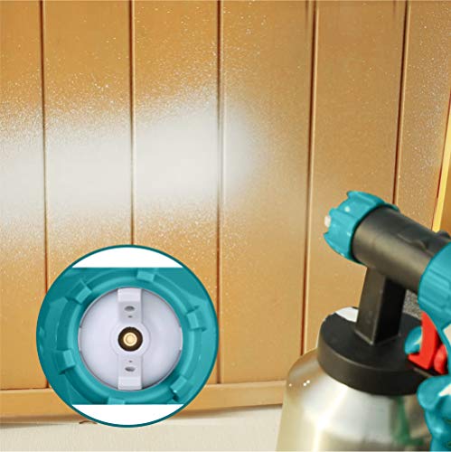Image of TOTAL HVLP Floor Based 500W Iron Electric Spray Gun with 800ml Aluminium Can (Multicolour) (550W-Aluminum Can)