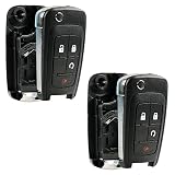 Custodia a portafoglio per telecomando Keyless Entry e pad per Chevy Equinox 2010-2017 / Sonic 2012-2017 / Trax / GMC 2010-2017 Terrain, set di 2