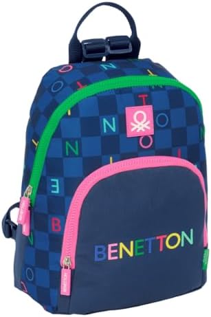 Safta BENETTON DAMERO - Mini Backpack for Daily Use, Ideal for Ch...
