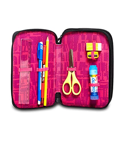 Trousse remplie de stylos Seven avec 3 compartiments pour ne plus rien perdre - 5
