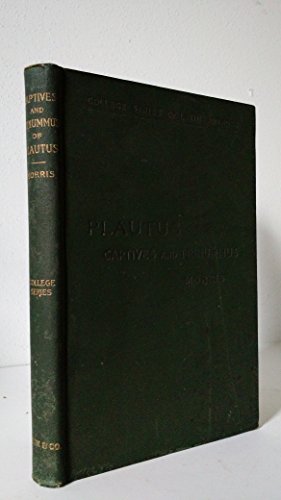 The Captives and Trinummus of Plautus: College ... B000NZ1EZW Book Cover