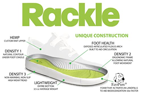 Alex Mens and Womens All-Day Recovery Comfort Sneakers with Arch Support Technology, Made with Sustainable Hemp and Eco-Friendly Soft Tri-Density Foam3