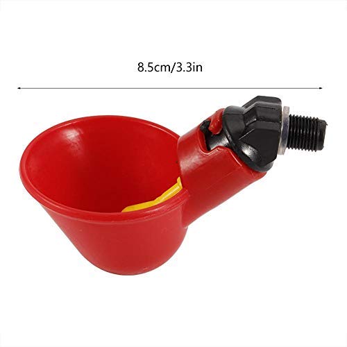 5 SZTUK Kurczaka Ptak Automatyczne Poidła Miseczki Na Kubki Wody(Fixed screw bowl, 12)