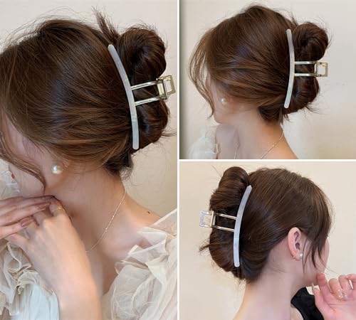 Pinzas de acetato de celulosa de 5.1 pulgadas elegantes para mujer 6