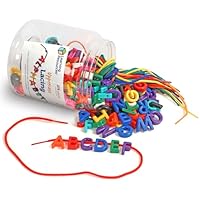 Learning Resources Juego para ensartar las letras del alfabeto