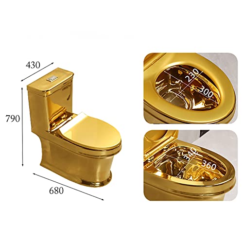 Inodoro de Doble Descarga para Hotel, Altura Universal Silencioso, Inodoro Cerámico Sifónico para Baño en Casa, 350mm y 400mm miniatura 2