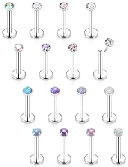 16G-8MM Bar-2.5MM Opal CZ