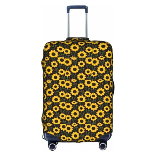 Housse de protection grand format motif fleur blanche lavable en machine