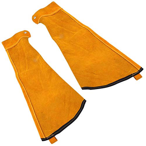 [Keytowards] Leather Welding Sleeves for Men&Women, Heat & Flame Resistant Arm tion, Heavy Duty Work Arm rd, Puncture Resistant 