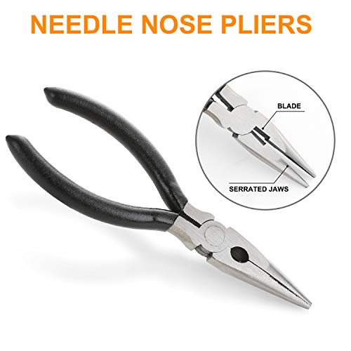 Hromee 56 Pieces Tire Repair Tools Kit for Car, Trucks, Motorcycle, ATV, RV Universal Emergency Flat Tire Puncture Repair Patch Set with Portable Bag - Image 5