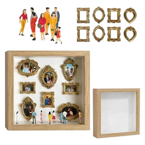 Tiny Museums caja de figuras para recuerdos familiares y manualidades