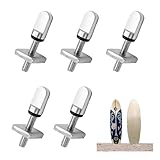 5 piezas Tornillos de tabla de surf, tornillos diarios de Longboard, Surf Acero Inoxidable M4 Tornillos Accesorios de tabla, accesorios de acero inoxidable para tablas de surf, longboards y paddles.
