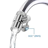 4PCS 3-Way Shower Diverter Valve, Shower Attachment for Bath Taps, Shower Head Adapter for Shower Arm Mounted Sink Faucet Splitter Shower Diverter Valve for Toilet Shower Kitchen (Zinc Alloy) - Image 6