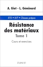 Download RESISTANCE DES MATERIAUX. Tome 1, Cours et exercices, 5ème édition PDF