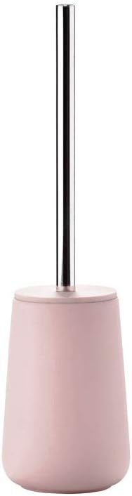 Zone Denmark Nova Toilet Brush, Porcelain and Stainless Steel, Toilet Brush with Brush Holder, Soft Touch Coating, Diameter 10.3 cm, Height 37 cm, Grey