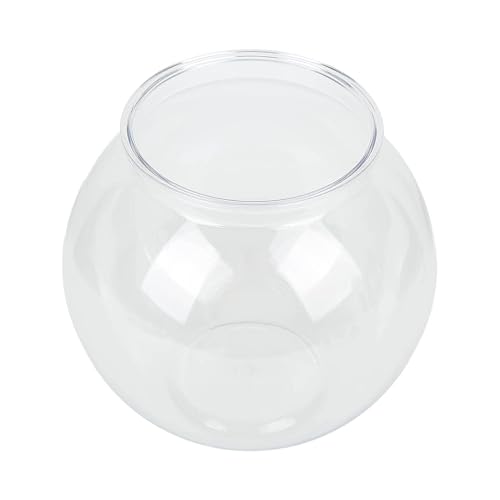 Pecera Redonda pequeña para Acuario, Estilo Universal, Escritorio de plástico Duradero para decoración L