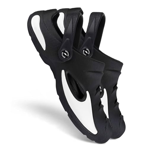 Image of BRUTON Premium Classic Casual Sandals with Adjustable Back Strap for Adults | Comfortable & Light Weight | Waterproof & Daily Mules for Gents /Boys