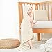 Susurration Baby Handtuch Kapuze für Badezimmer,4-Lagiges Kapuzenhandtuch Baby 2er-Pack, Musselin Baumwolle Baby Handtuch Kapuze, Weiche und Saugfähige Babyhandtuch mit Kapuze (Baumknospe)