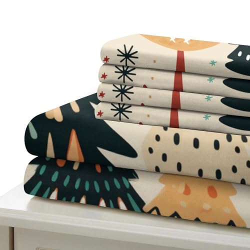 Parure de lit microfibre douce 135x200 avec fermeture éclair facile pour enfile couette - 6