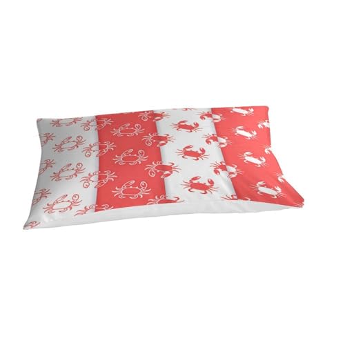 Housse de couette crabe avec fermeture éclair, parure de lit microfibre 135x200