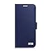 FYY [Genuine Leather Wallet Case for Samsung Galaxy S8+ Plus 2017, Handmade Flip Folio Wallet Case with Kickstand Card Slots Magnetic Closure for Samsung Galaxy S8+ Plus 2017 Navy Blue